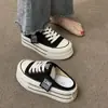 Nuevas Zapatillas de Verano 2026 con Suela Gruesa para Aumentar la Altura, Zapatillas de Mediodía Versátiles de Moda, Zapatos de Lona Casuales a la Moda para Mujer