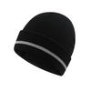 Gorro de Punto de Color Fluorescente Transfronterizo para Hombre Ciclismo Reflectante de Advertencia Lana Ferroviaria Gorro de Invierno Cálido para Exteriores Gorro Frío