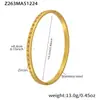 Pulsera Geométrica de Acero Inoxidable con Circonia 5A Bañada en Oro de 18 Quilates Real, Múltiples Combinaciones de Pulseras, Joyería Versátil de Moda Transfronteriza