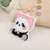 Bolsa Mini Pequeña Tejida de Peluche de Panda Lindo para Mujer Nueva Bolsa Tejida Estilo Stynew Versátil Bolso de Mano para Teléfono Móvil