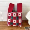 Ins Celebridade da Internet Nova Bolsa de Tricô Estilo Animal Fofo Bolsa Colete Bolsa Feminina Estilo Japonês e Coreano Versátil Bolsa de Tricô para Exterior