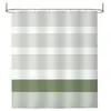 Cortina de Ducha Estilo Borla, Impermeable y Resistente al Moho, Cortina de Baño con Estampado de Rayas Moderno y Sencillo, Tamaño y Patrón Personalizables