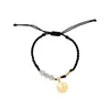 Cristal de Fresa Marca de la Fortuna Cuerda Tejida Pulsera DIY Estilo Ins para Mujer Sentido de Diseño de Nicho Cuerda para la Mano de Novia Pieza de Mano Dulce de la Fortuna