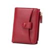 Cartera corta para mujer 2023, nueva cartera cruzada con cremallera y hebilla, estilo coreano, pequeña, multitarjeta.