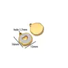Ojo de Goteo de Aceite y Colgante para Palma de Acero Inoxidable Oro de 18K Moda DIY Accesorios para Collares Pulseras Pendientes Joyería al por Mayor
