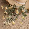 Qingzhi Tiaolan Fabricante Transfronterizo de Flores Artificiales Decoración del Hogar Ramo de Boda Pared de Flores de Rosa Flores Falsas Estilo Ins