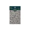Moji Sweet Cool Pegatinas para Uñas Corazón Estrella Negro y Plateado M-1484 Estilo Chica Dulce Triste Blanco y Negro Pegatinas para Uñas Corazón Florales