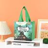 Bolsa de Halloween de Tela No Tejida Transfronteriza Bolsa Tote de Bruja Calabaza Plegable para Comida Regalo Compras Regalo Bolsa de Almacenamiento