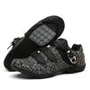 Novos Sapatos de Ciclismo Sem Cadarço Transfronteiriços 2024, Sapatos Booster de Bicicleta Luminosos Masculinos e Femininos, Sapatos Esportivos de Mountain Bike com Solado Rígido