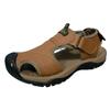 Explosiones transfronterizas talla grande Baotou Sandalias de playa para hombre para exteriores Antipatadas Antideslizantes Anticolisión Cuero Vacuno Casual Zapatos de Cuero Rastreable