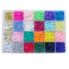 6mm24 grade contas de argila peças de argila macia contas de argila macia fatiadas à mão terno joia pulseira acessórios DIY Amazon