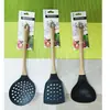 Cabo com cobertura de nylon espátula antiaderente colher de sopa espátula de omelete espátula de nylon utensílios de cozinha conjunto de 3 peças