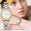 Reloj de Mujer de Comercio Exterior Genuino, Reloj de Cuarzo Totalmente Automático, Luminoso, Resistente al Agua, Casual 980 Venta al por Mayor Dropshipping Reloj de Acero para Mujer