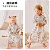 Pijama para Bebé Estilo Primavera y Otoño Ropa de Dormir Saco de Dormir para Bebé Colcha Anti-patadas Nueva Colección Primavera y Verano Capa Única Algodón Puro Bata de Noche Ropa para Casa