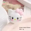 Accesorios de resina DIY de dibujos animados, cabeza redonda pequeña tridimensional, gel de crema europeo pequeño, pinza para el pelo hecha a mano, accesorios para funda de teléfono móvil, hebilla de zapato