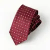 Accesorios para Traje Formal de Negocios para Hombre Set de Tres Piezas Corbata Pajarita Pañuelo de Bolsillo Rojo con Puntos de Polka Atado a Mano En Stock Venta al por Mayor