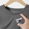 Camiseta de Malla Fina de Seda de Hielo de Manga Corta Camiseta de Verano para Hombre Talla Grande Casual Holgada Deportiva Absorbente de Sudor Secado Rápido Top