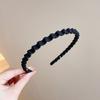 Lava-Rosto Masculino Aro de Cabelo Esportivo Moderno Aro de Cabeça Antiderrapante Popular na Internet Grampo de Cabelo em Onda Simples Amarrador de Cabelo Artefato para Cabelo Longo