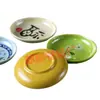 Plato Redondo de Melamina Espesor 9cm para Sabores Plato Pequeño Colorido Plato de Plástico para Condimentos Plato tipo Porcelana Plato para Aceite de Hot Pot Plato para Salsa de Soja