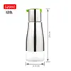Botella de Aceite de Diámetro Grande Olla de Aceite de Acero Inoxidable y Vidrio Fácil de Limpiar Botella de Condimento de Cocina Botella Recargable 320ml Botella para Salsa de Soja y Vinagre