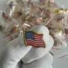 Broches Bandeira Americana para Revenda em Estoque, Insígnias de Resina, Pins de Liga de Países do Mundo, Fechos de Borboleta
