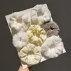 Elástico de Cabelo Scrunchie de Alta Qualidade 2025 Novo Estilo Corda de Cabelo Flor de Cabelo Acessório de Cabelo Flor de Fada Corda de Cabelo