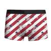 Calzoncillos bóxer de seda de leche con cintura media y elásticos para hombre, con estampado del Día de la Independencia de Amazon, transfronterizos