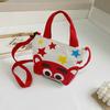 Bolsa para Niños Nueva Moda Estilo Coreano Dibujos Animados Lona Portátil Bolsa de Hombro Bolsa Elegante Jardín de Niños Tutor Bolsa Cruzada