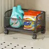 Estante de Almacenamiento para Detergente de Lavandería Estante de Almacenamiento Lateral para Lavadora de Baño Carrito de Piso de Múltiples Niveles para Debajo del Lavabo del Baño