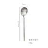 Juego de Cubiertos Portugueses de Acero Inoxidable, Cuchillo para Filete Mate, Tenedor, Cuchara, Cuchara Redonda, Cuchillo para Mantequilla, Cuchara para Servir, Espátula para Pastel