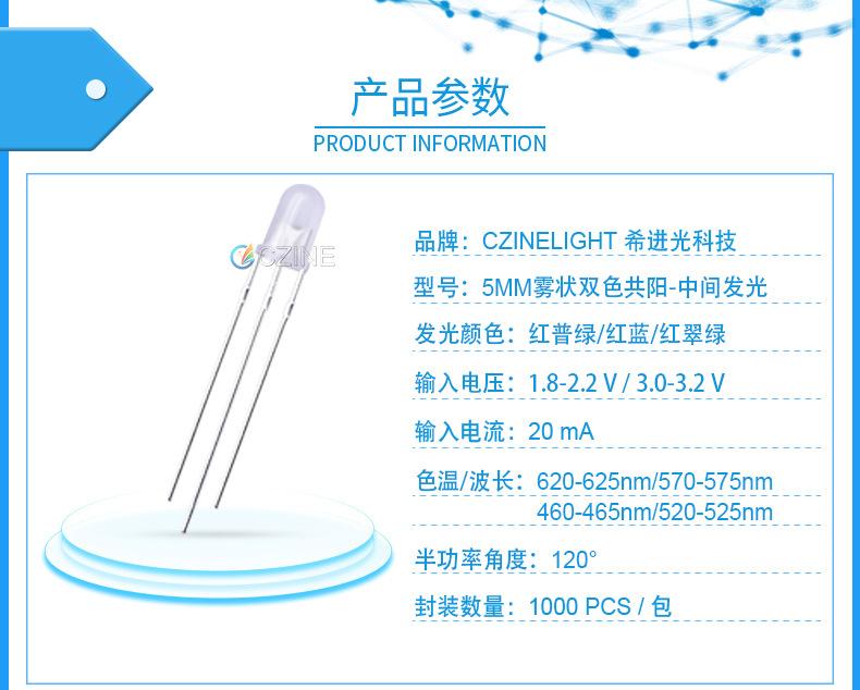 5mm红蓝
