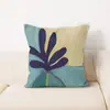 Vaso de Girassol Pintado à Mão Estilo Ins Pintura a Óleo Almofada Decorativa Estilo Nórdico Almofada Refrescante para Encosto de Sofá-Cama