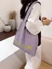 Bolso Tote Grande de Capacidad, Sencillo y Elegante para Mujer, Modelo Nuevo Verano 2025, Bolso de Viaje Sencillo y Moderno, Bolso de Hombro a la Moda