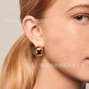 Pendientes de moda estilo Instagram coreanos, pendientes de anacardo de metal de cobre chapado en oro, sencillos, de lujo ligero, pendientes de alta gama.
