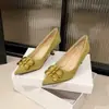 Zapatos de Tacón Alto Estilo Francés para Mujer en Stock, Elegantes y Cómodos, Nuevos Zapatos de Salón Stiletto con Punta Aguda para Mujer Otoño 2025