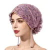 Artículo de Boutique de Alta Gama Encaje Bordado Floral Exquisito Borla Pañuelo para la Cabeza Sombrero Premium Hecho a Mano