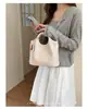 Bolsa de Palha Tecida Artesanal Estilo Coreano Retrô para Mulheres 2026 Verão Nova Grande Capacidade para o Dia a Dia Ombro Único Transversal