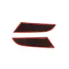 Adequado para 22 Toyota 86/Subaru BRZ luz de ré patch escurecido ABS cinza transparente conjunto de 2 peças