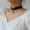 Collar de Calavera de Terciopelo Europeo y Americano 2024 Cadena de Cuello de Perlas Retro Cadena para Clavícula Accesorios de Ropa Venta al por Mayor Halloween
