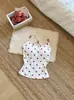 Camisola de Lunares con Cuentas para Mujer, Nuevo Diseño de Verano Ajustado, Estilo Puro y Sexy de Chica Caliente, Espalda Hermosa, Top para Exteriores