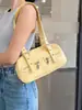 2026 Bolso de Bowling Versátil Estilo Vintage Nuevo, Bolso de Mano Boston de Lujo Ligero de Gama Alta, Bolso de Hombro Simple y Elegante