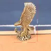 Águila de Latón Sólido Alas de Águila Retro Gran Espectáculo Artesanías Decorativas para el Hogar Mascota de Té de Escritorio Pequeños Adornos