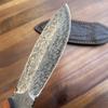Cuchillo recto pequeño de pluma, cuchillo de supervivencia en la naturaleza, cuchillo de autodefensa, cuchillo para exteriores, cuchillo táctico, cuchillo afilado de alta dureza