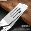 Pala de Cocina de Acero Inoxidable Pala para Bistec Pala para Tortilla Teppanyaki Pala para Queso Pala Dentada Herramienta para Panqueques