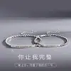 Me dejaste completar pulsera de pareja un par de amantes no se decolora un par de amor a larga distancia estudiantes pulsera con letras para enviar a su novia
