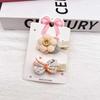 Bebê para meninas All-Covered Cloth Bow Hairpin Baby Does Not Harm Cute Super Cute Grampo de cabelo de segurança para crianças