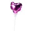 Estrella de cinco puntas amor inflable automático fiesta horneado decoración de pastel de cumpleaños adornos enchufables red de globos pequeños bandera roja de moda