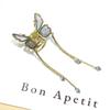 Pinza para el pelo con borla antigua, accesorio para la cabeza chino antiguo, accesorio para el pelo de uso diario, elegante y exquisito, horquilla de mariposa, joyería