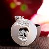 Accesorios transfronterizos Joyería tailandesa de plata Seiko Joyería de plata S925 Colgante de calcedonia amarilla de loto zen para mujer Productos de fábrica de origen