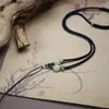 Cordón para Colgante de Cuentas Pequeñas, Cordón de Collar Tejido a Mano, Cordón para Collar con Colgante de Jade Pixiu Guanyin, Cordón Unisex
